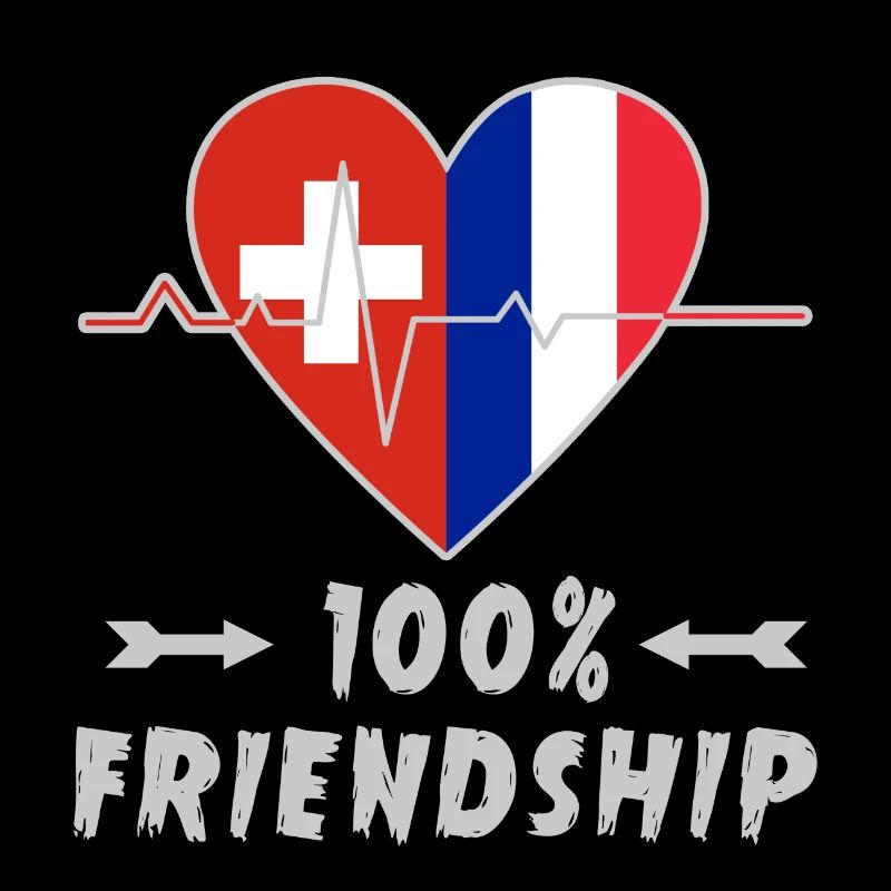 Schweiz und Frankreich 100% Freundschaft