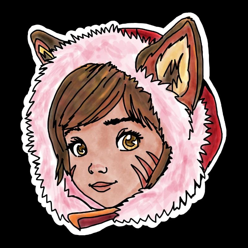 Rotkäppchen als kleiner Wolf