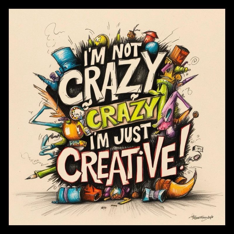 I'm not crazy, I'm just creative