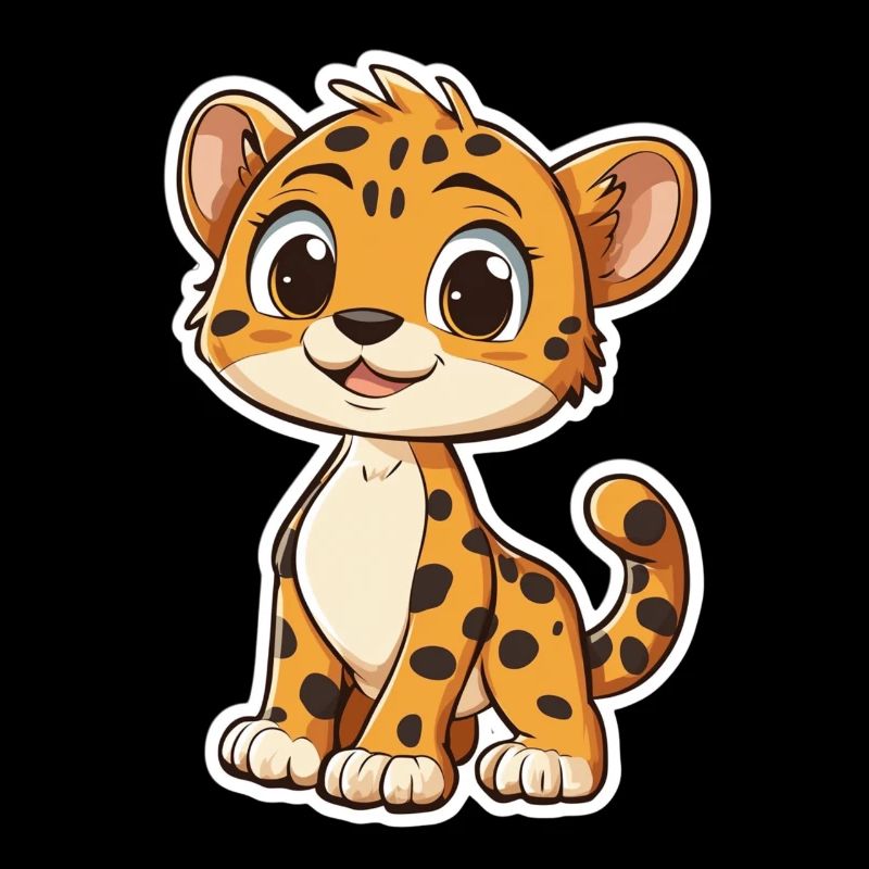 Guépard mignon
