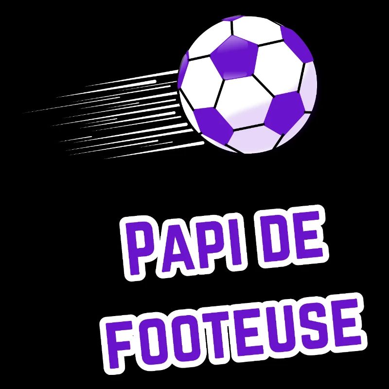 Tee-Shirt Papi Supporter footeuse