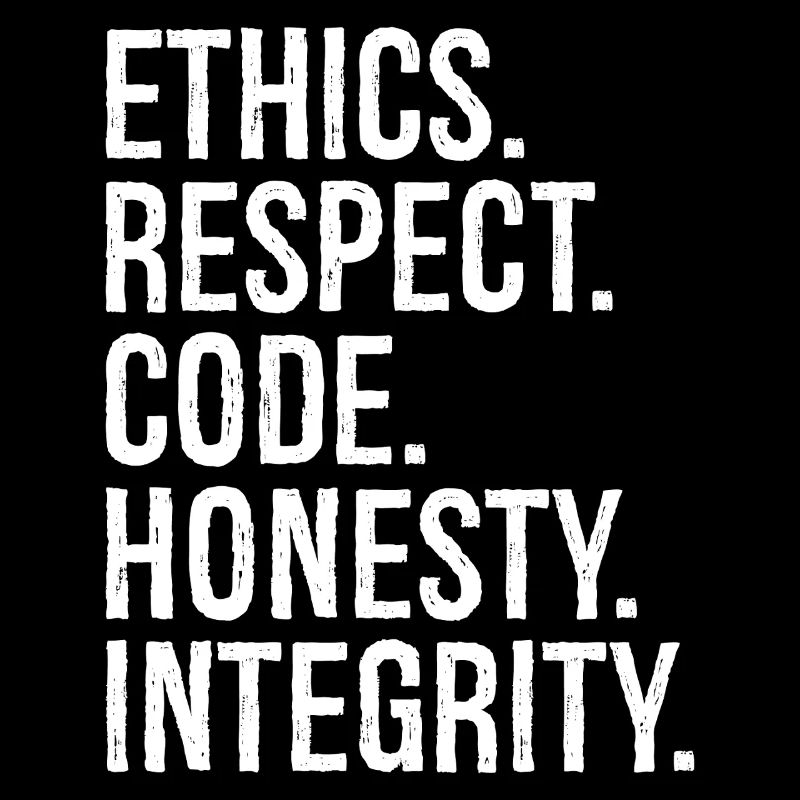 Éthique Respect Code Honnêteté Intégrité