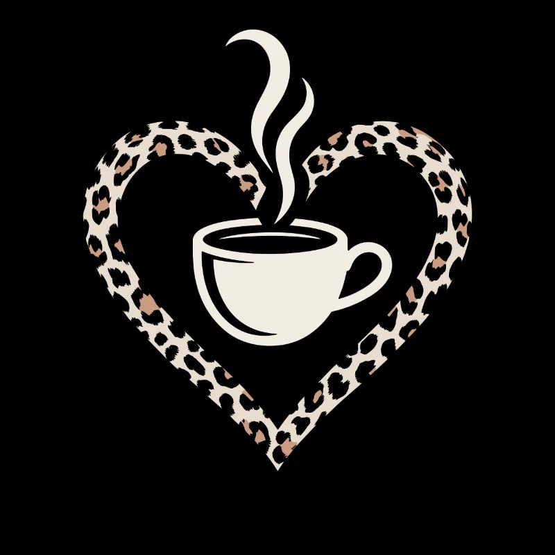 Coffee Mug Heart Design