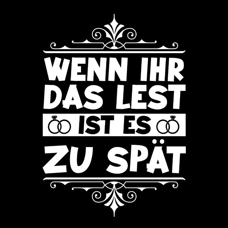 Bräutigam Polterabend Junggesellenabschied