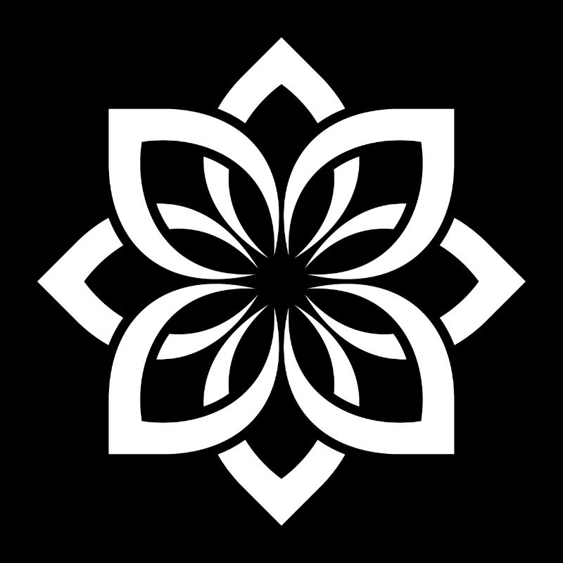 White Blossom Mandala Chogan