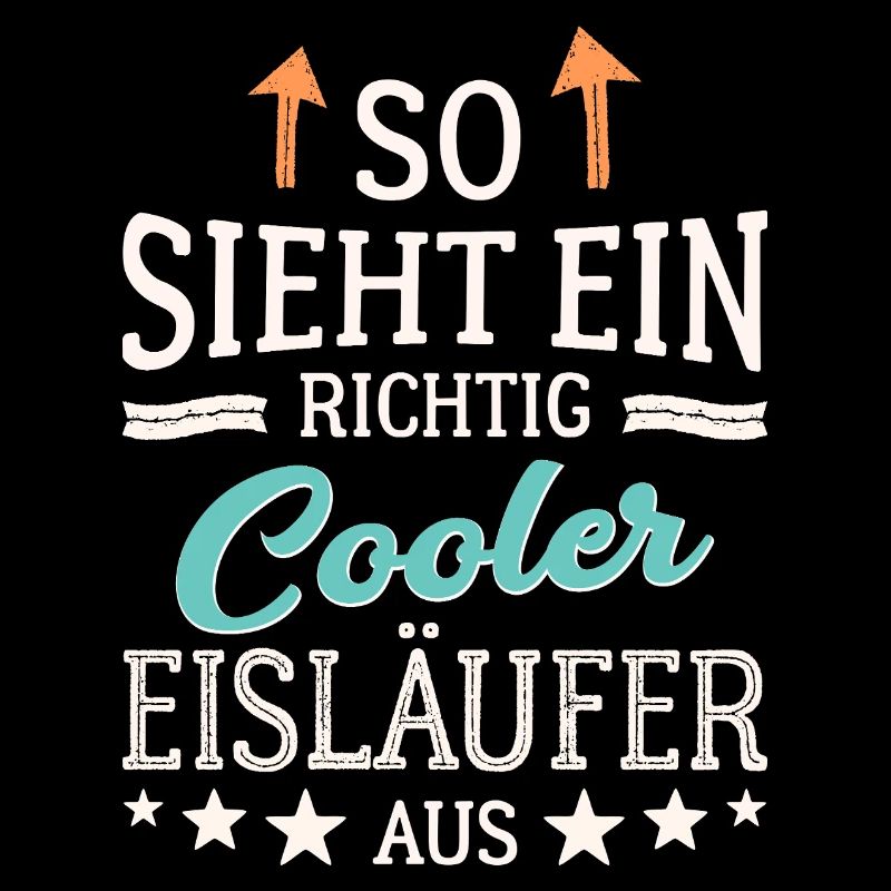 So sieht ein richtig cooler Eisläufer aus