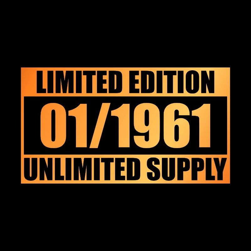 65. Geburtstag Limited Edition - ꝏ Supply 01/1961