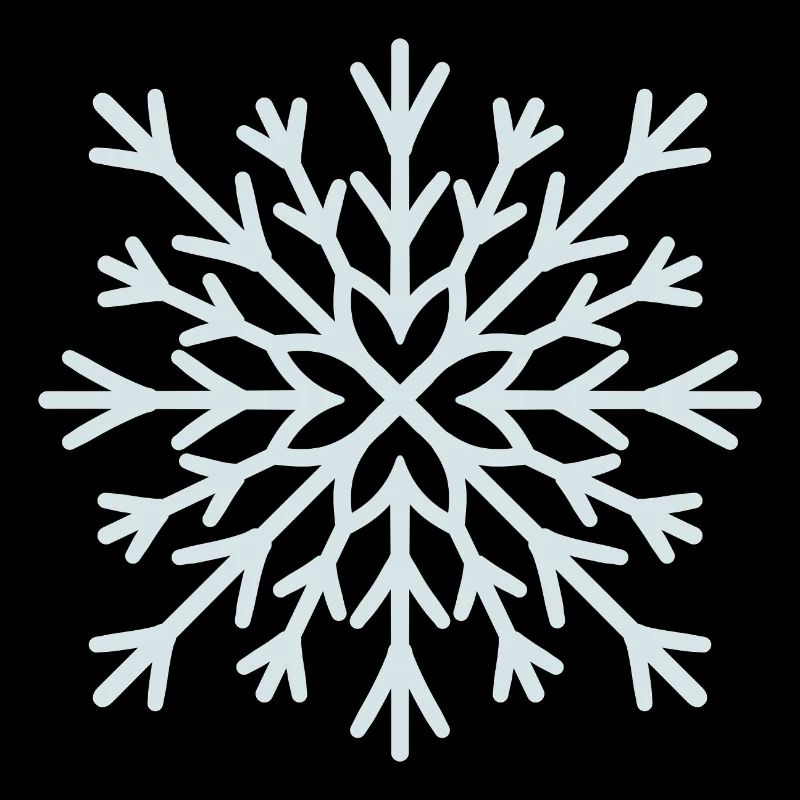 Frosted Snowflake Radiance