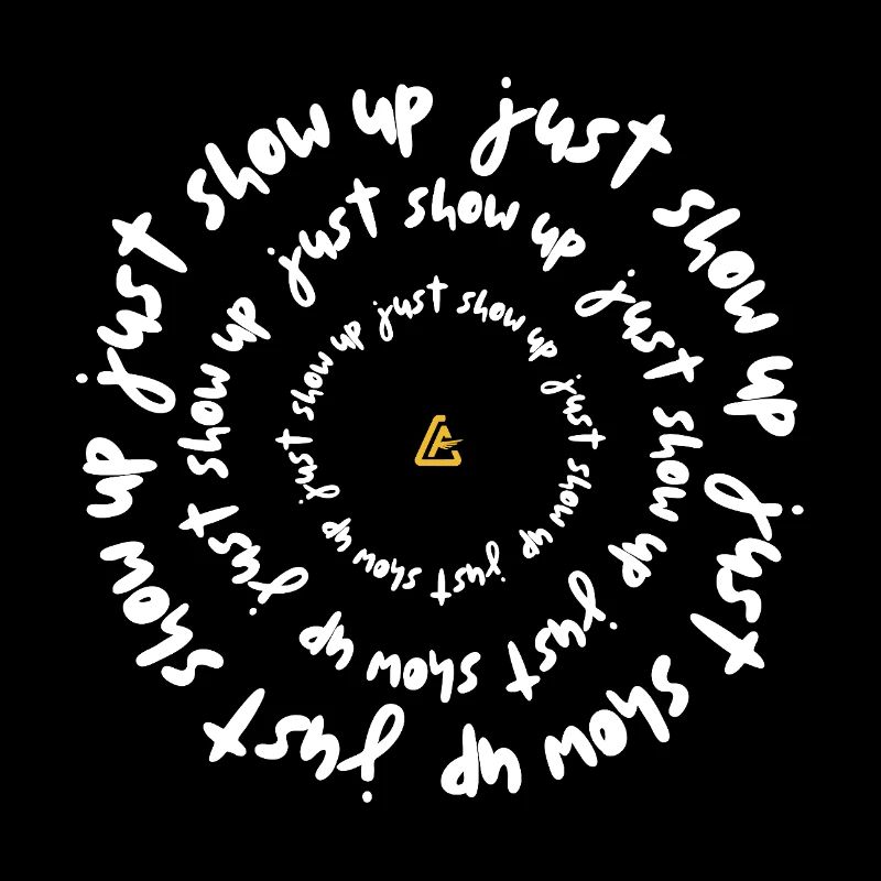 Juste se présenter — Conception de mentalité de discipline