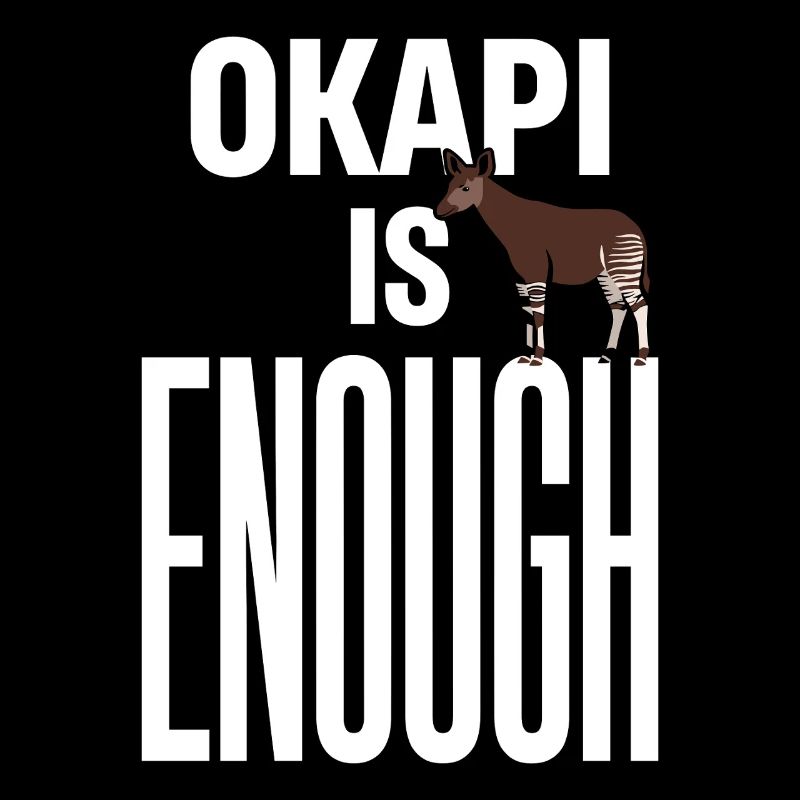 Okapi-liebhaber Okapi-tier Seltene Tierweltliebe