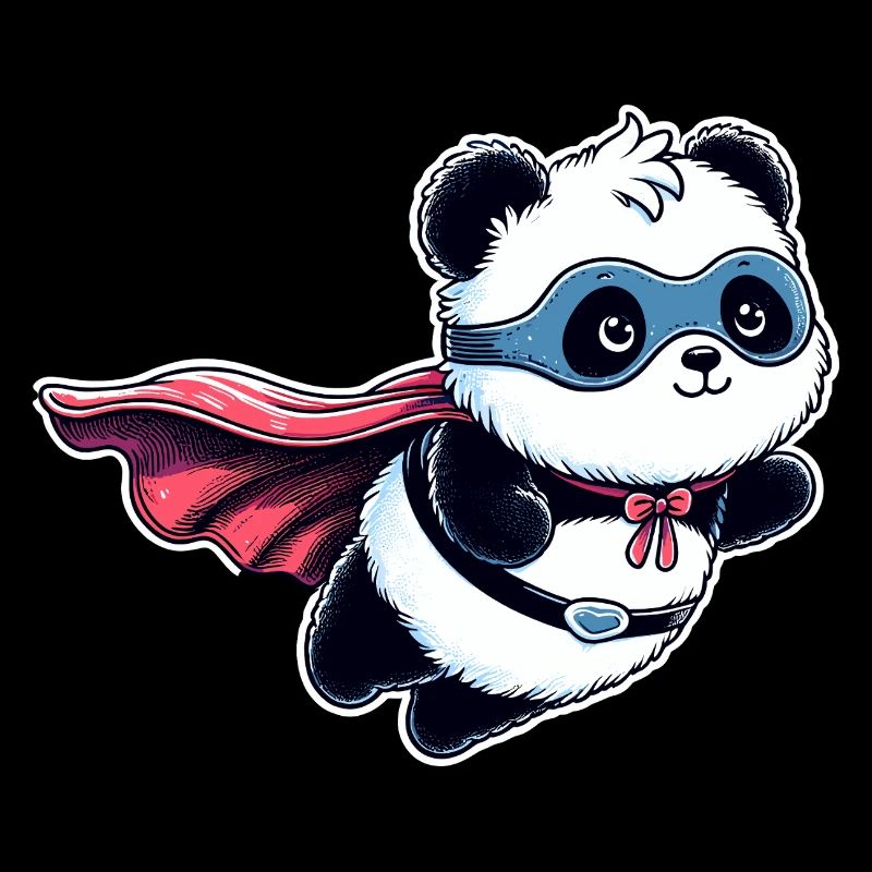 Panda Bär Helden Bärchen Superhelden Teddy