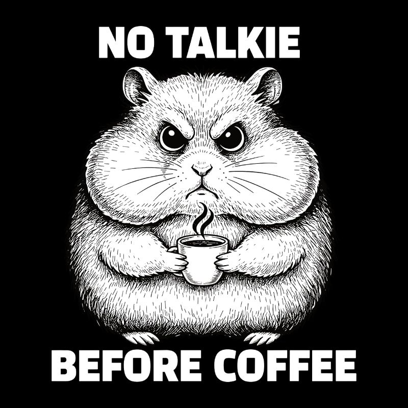 Pas de conversation devant un hamster amateur de café