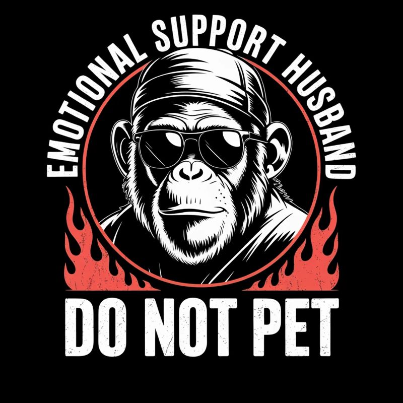 Do Not Pet Emotional Support Husband