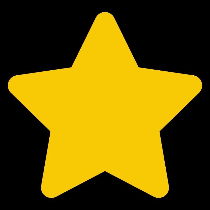 Accent étoile jaune : Simple Star