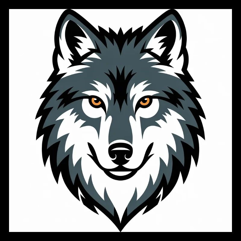 Wolf Graphic Emblem