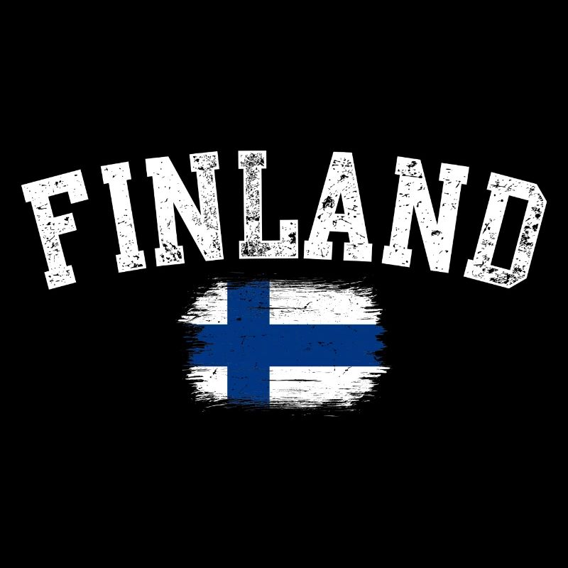 Finnland-Pinselflaggen-Emblem