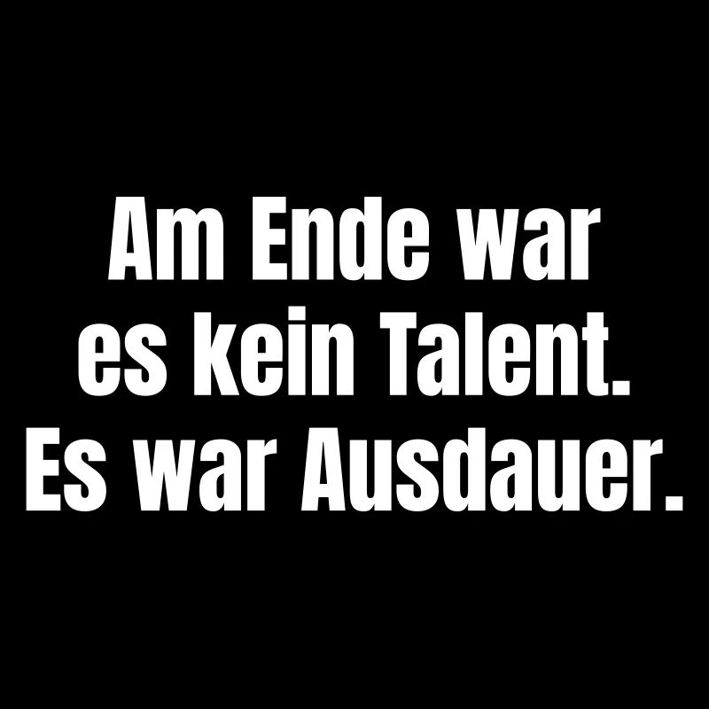 La persévérance au lieu de la conception de citations de talent