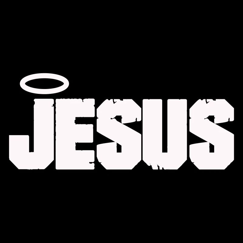 Lettres de Jésus avec auréole