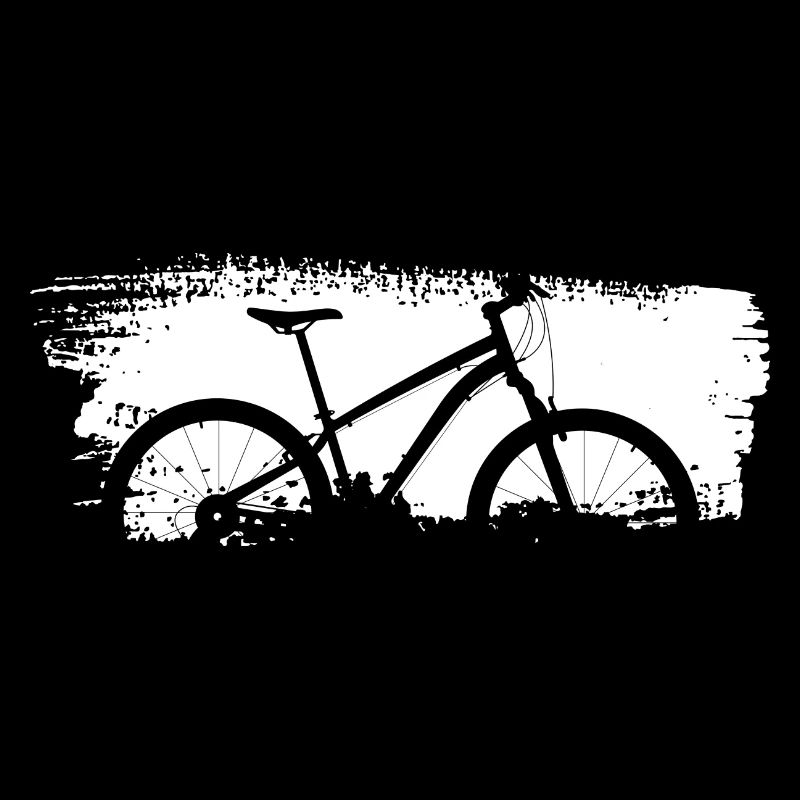 Silhouette de vélo urbain Graphic