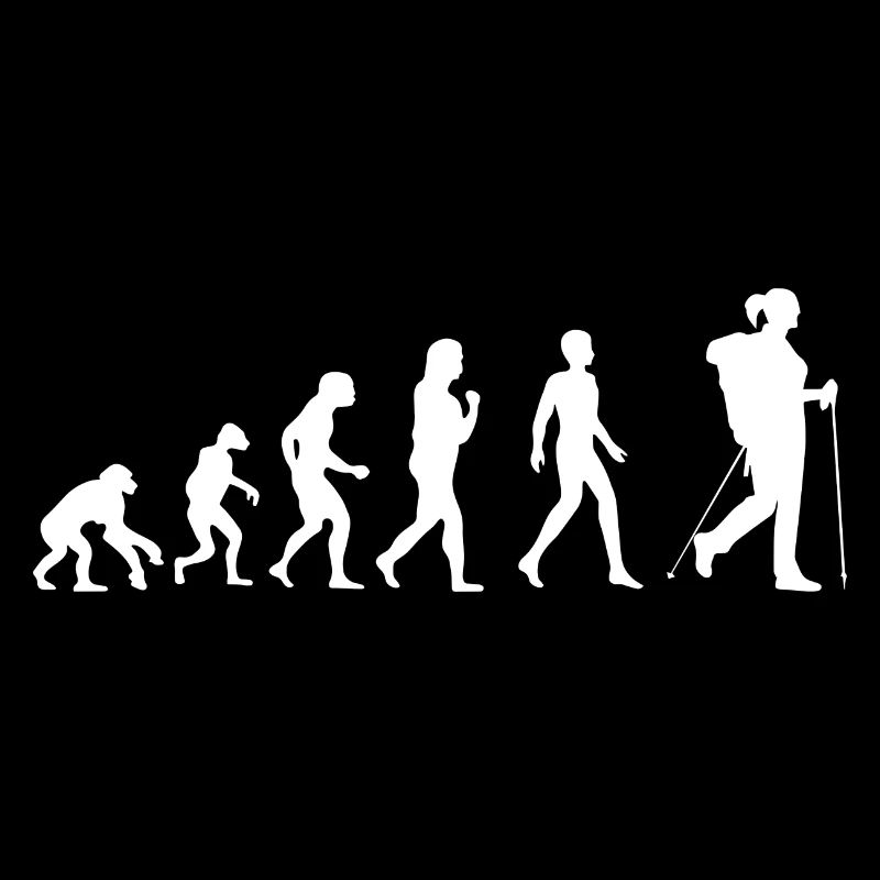 T-Shirt evolution Nordic Walking Wandern