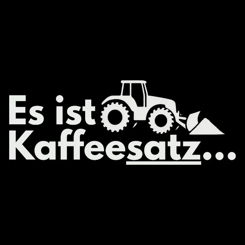 Kaffee-Ernte Traktor Motiv