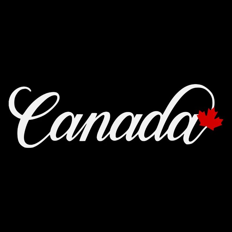 Canada Script mit Ahornblatt