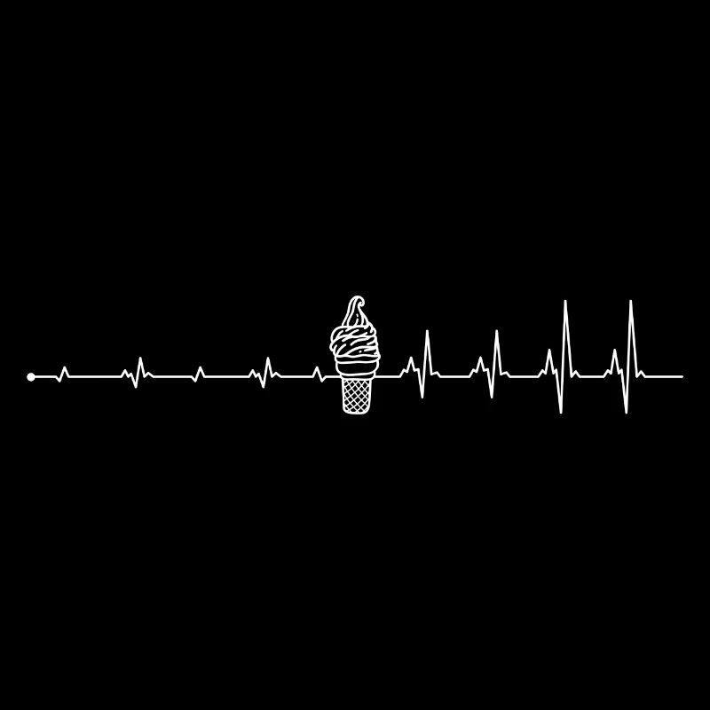 Heartbeat Eiscreme-Liebe