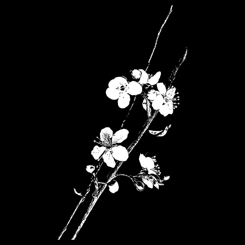 Branche des fleurs de cerisier