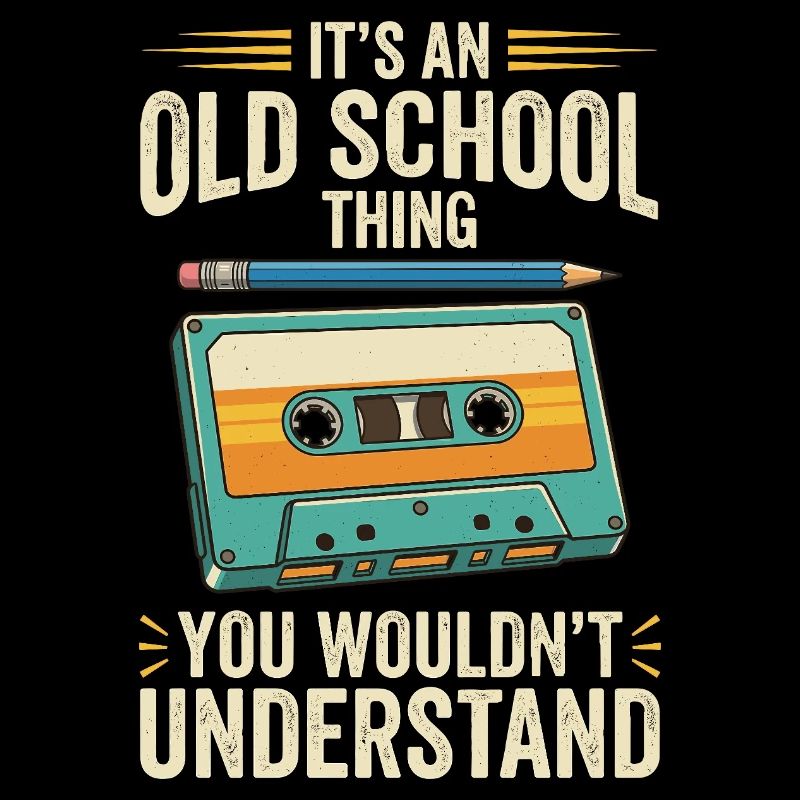 Old School Cassette Design – Mixtape rétro