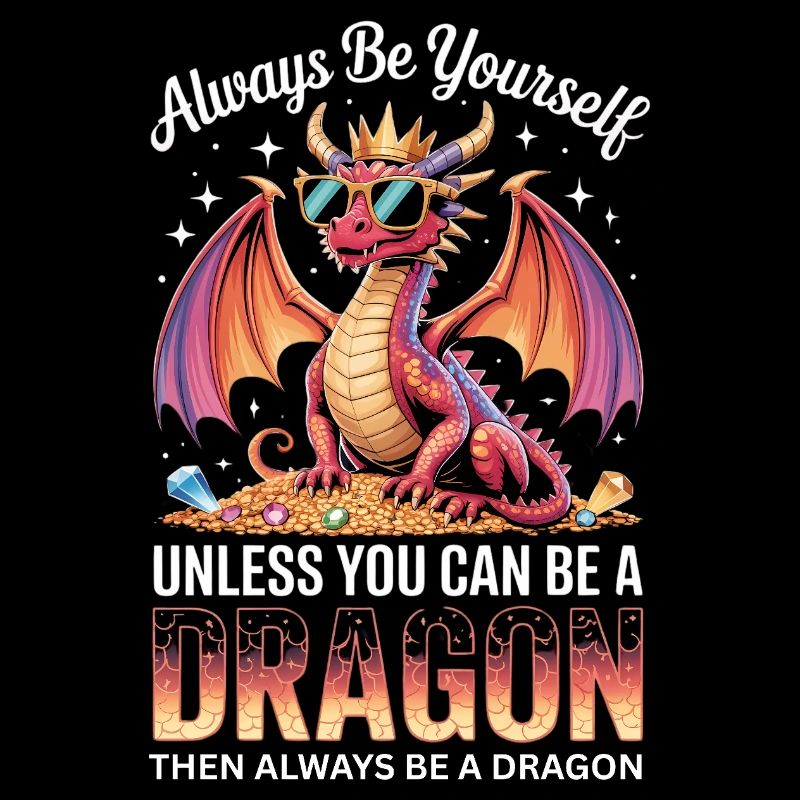Sei immer du selbst, es sei denn, du kannst ein Drache sein