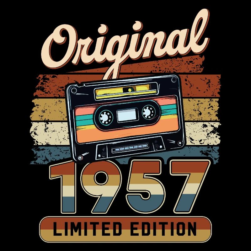 69. Geburtstag 69 Jahre Original 1957 Kassette