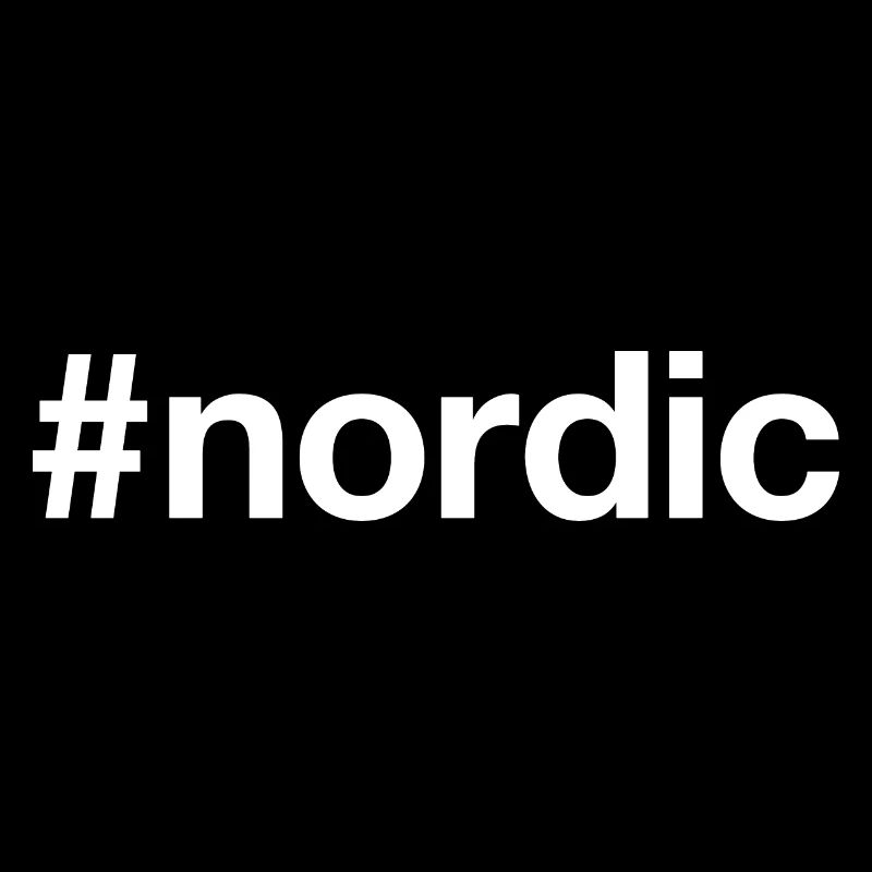 NORDIC Nordisch Hashtag
