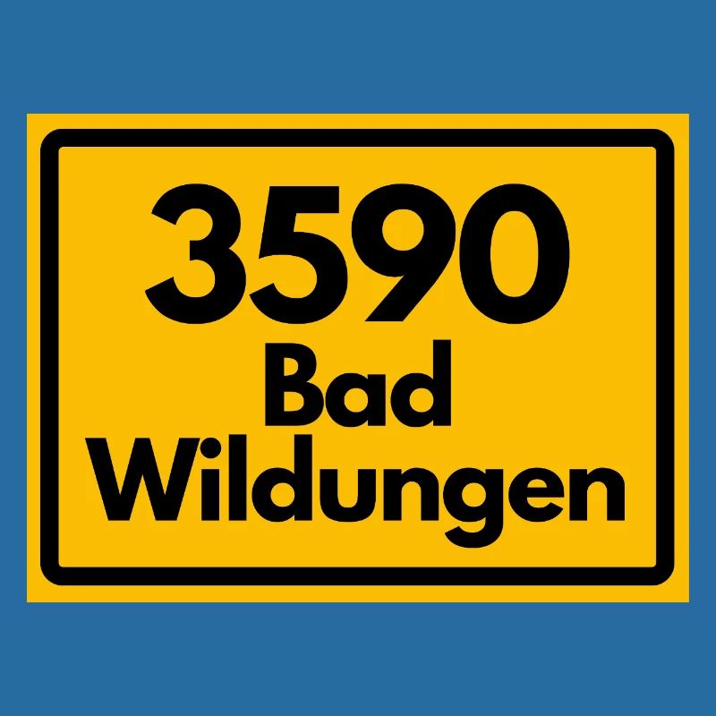 OLD POSTCODE POSTCODE RETRO 3590 BAD WILDUNGEN