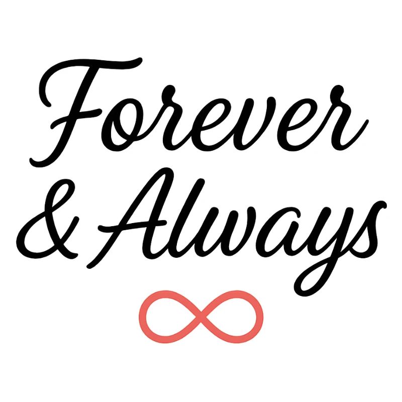 Conception de typographie de symbole de l’infini éternel