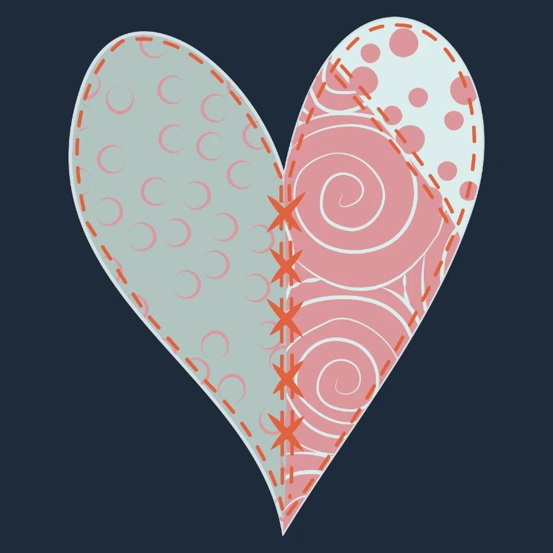 Patchwork Herz Nr. 3