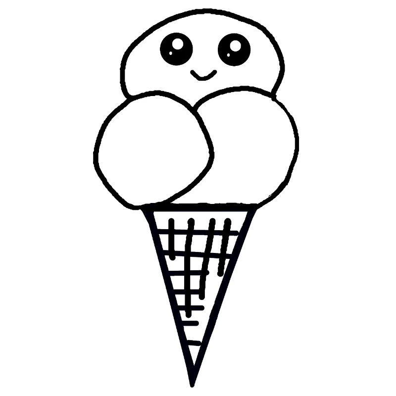 Eis Eiswaffel Eistüte Eiscreme Eiskrem