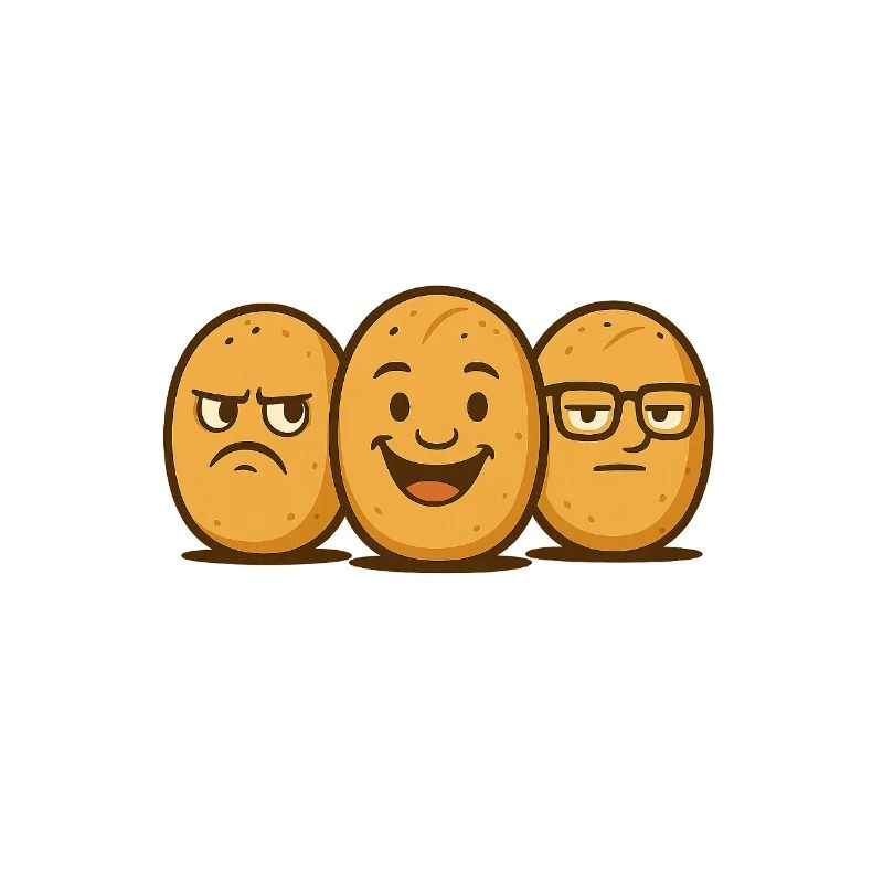 Brötchenbande – Cool bread faces in retro style