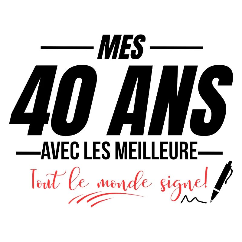 40th Birthday, everyone sign!