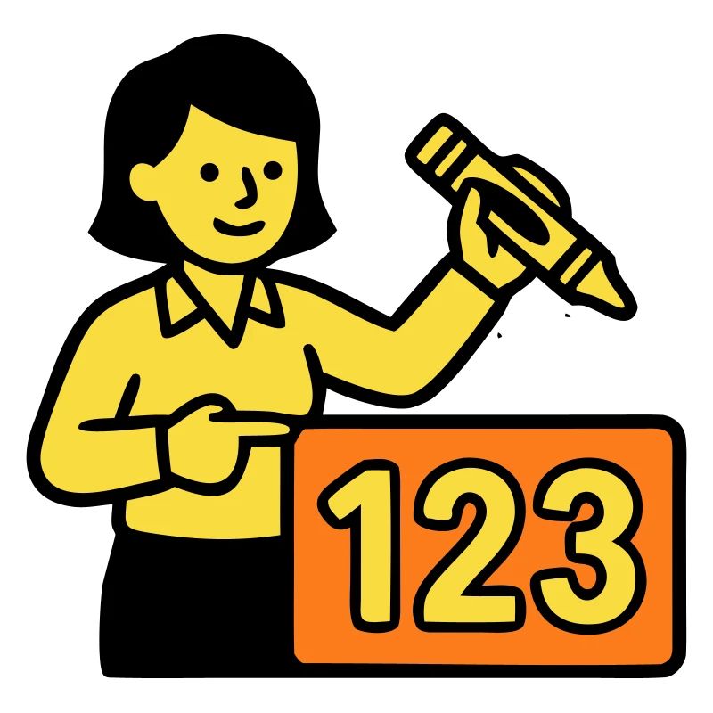 Teacher Math 123 School