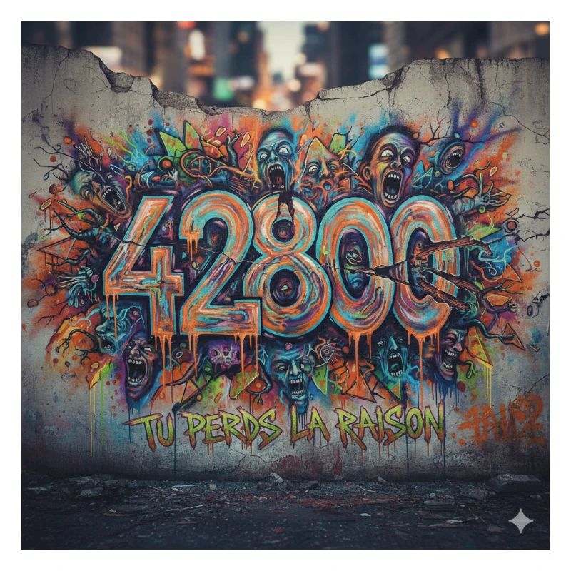 Graffiti 42800 Tu Perds La Raison