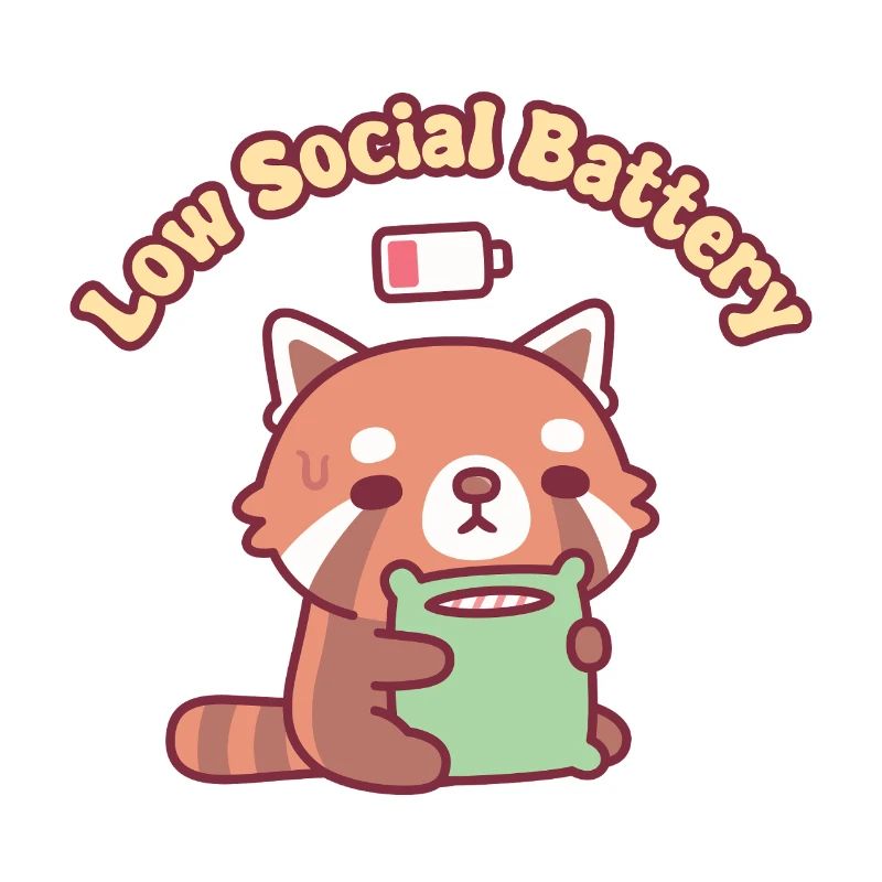 Cute Red Panda Born With Low Social Battery