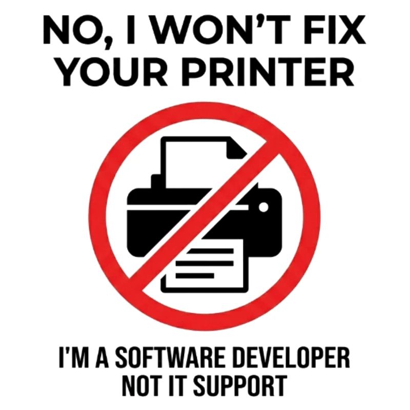 Programmeur : pas support informatique