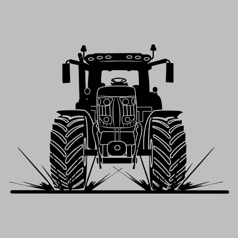 Traktor durch Schlamm