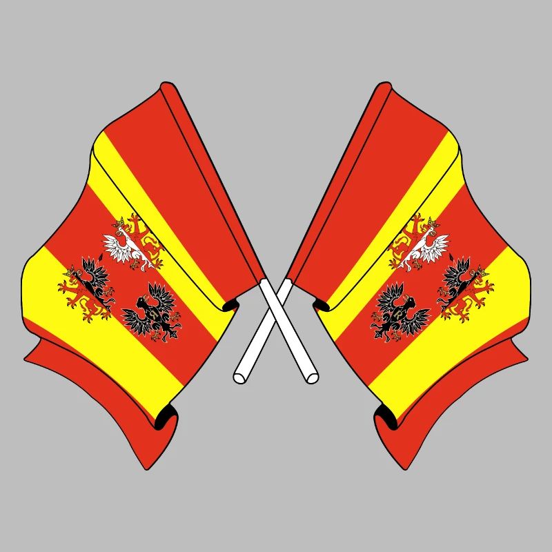 Deux drapeaux Lodz