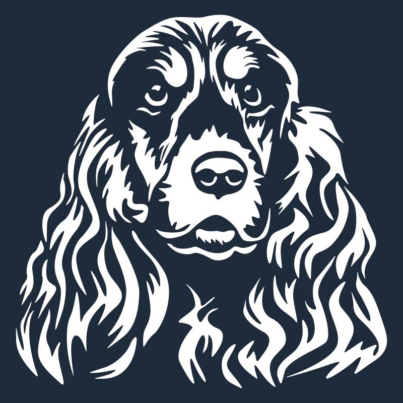 Cocker Spaniel Head "Black Edition"