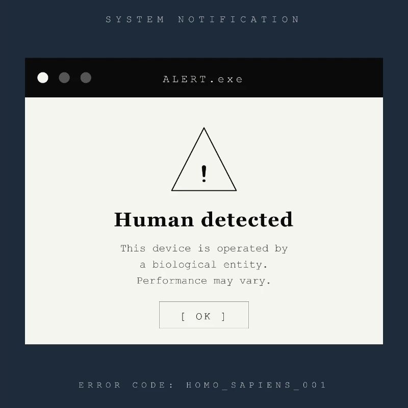 HUMAN DETECTED