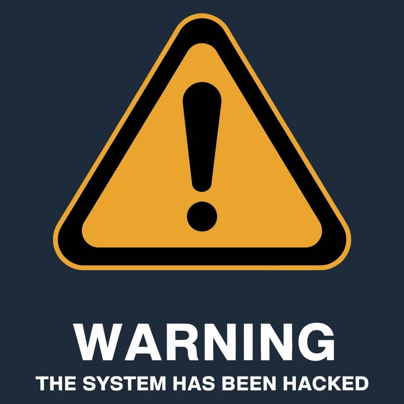 Hacked System Warning Icon