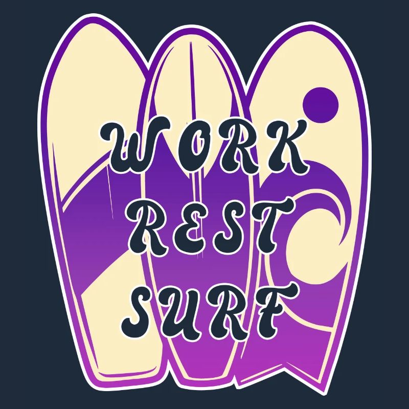 Surfing Spruch Design