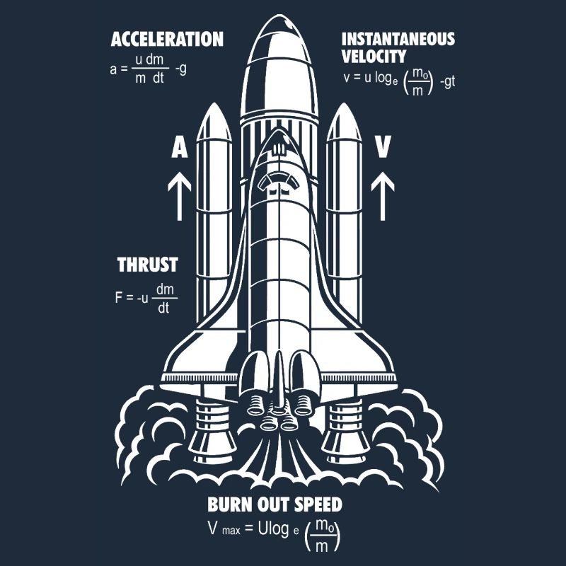 Rocket Propulsion Formula Nerdy STEM Rakete Geschenk