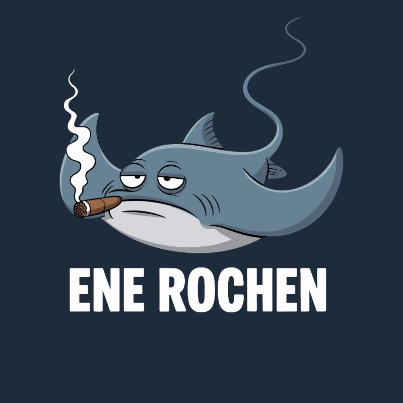 Ene Rochen Raucher Spruch Zigarette Kippe Rauchen
